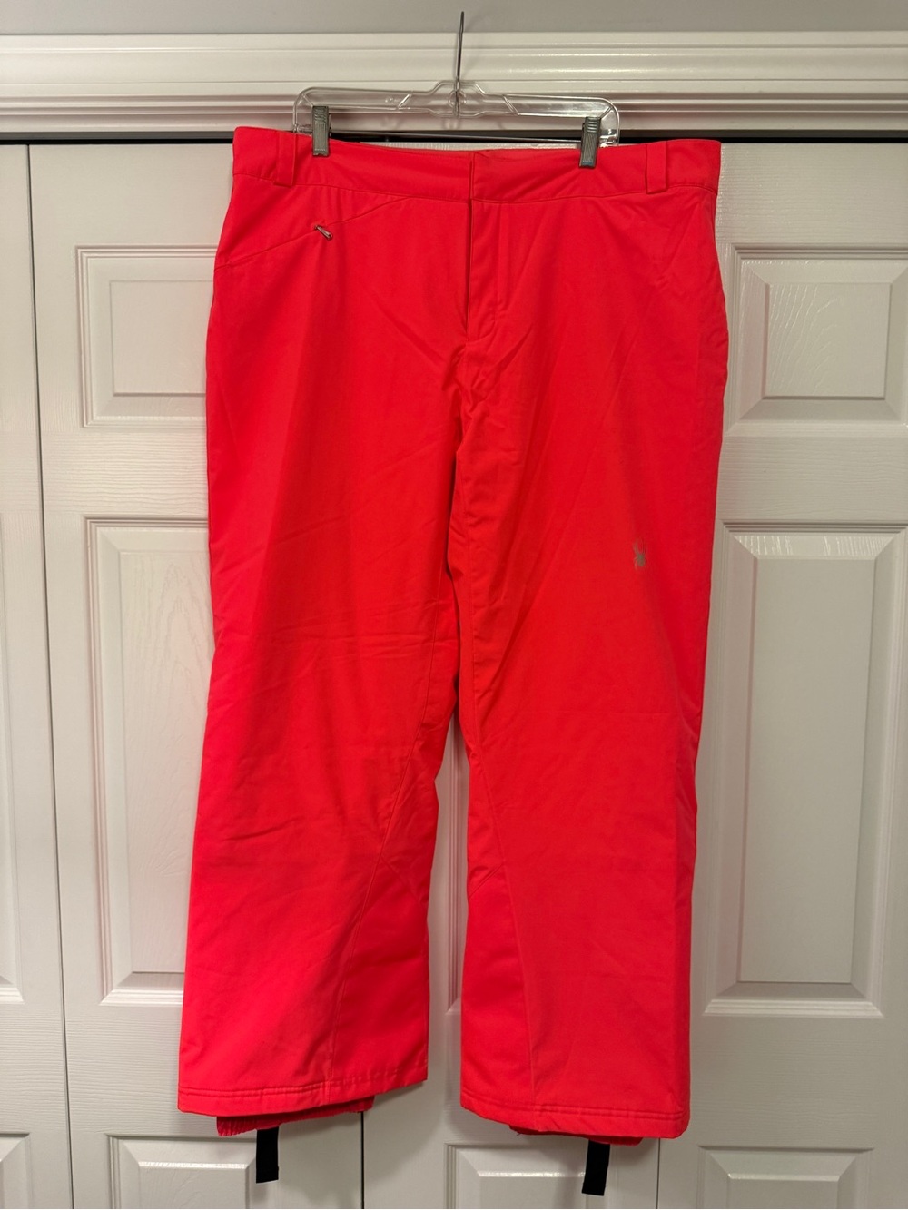 Women’s Spyder Women's Bright Orange/Pink Snow Pants Size XL